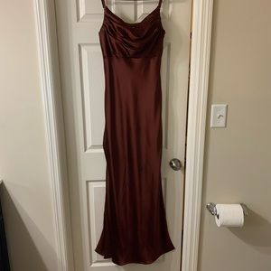 Satin Revelry Gown